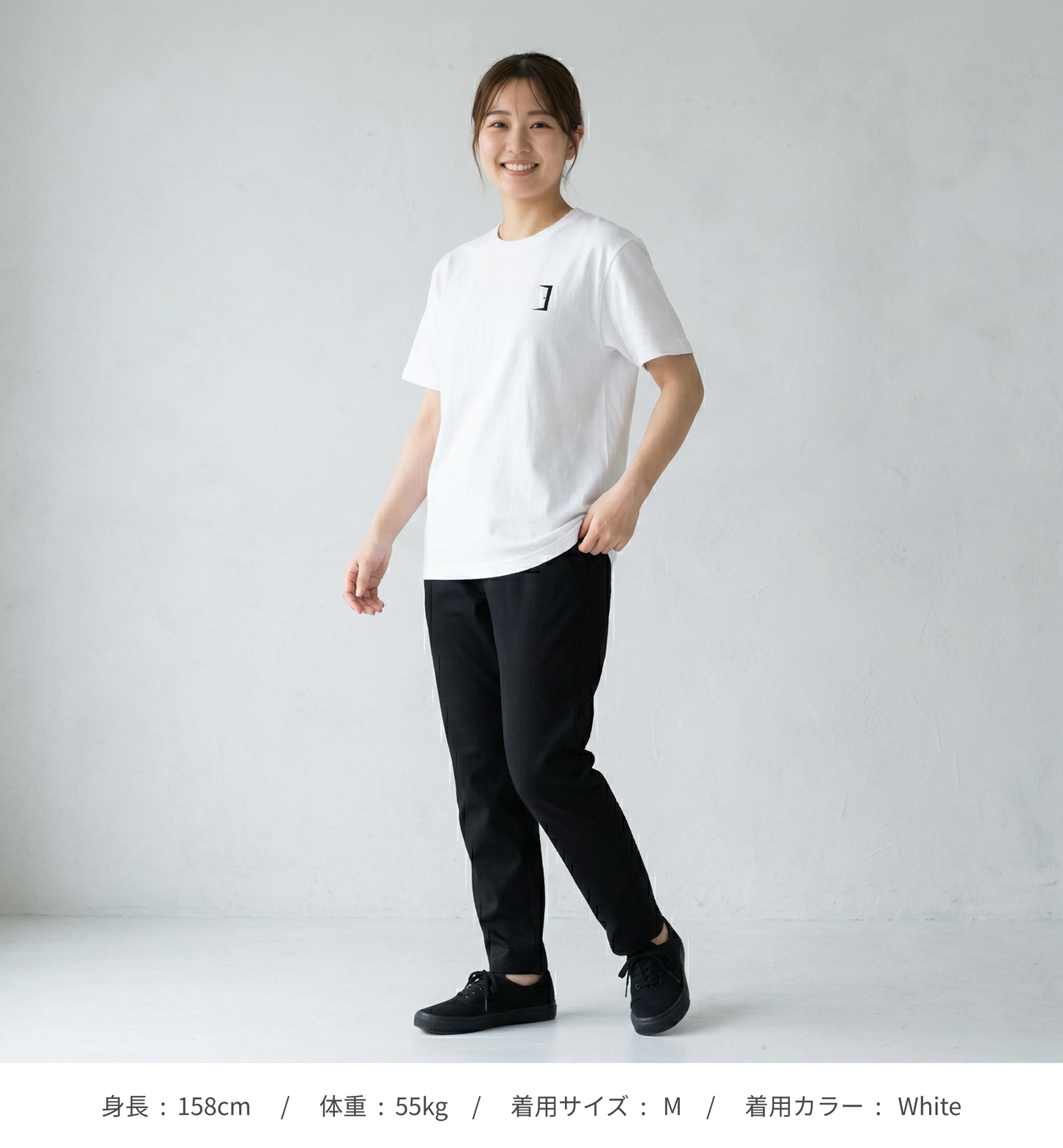 【HIRAKU】刺繍ロゴOPEN THE DOORTシャツ-ホワイト（DDSTYLE公式）