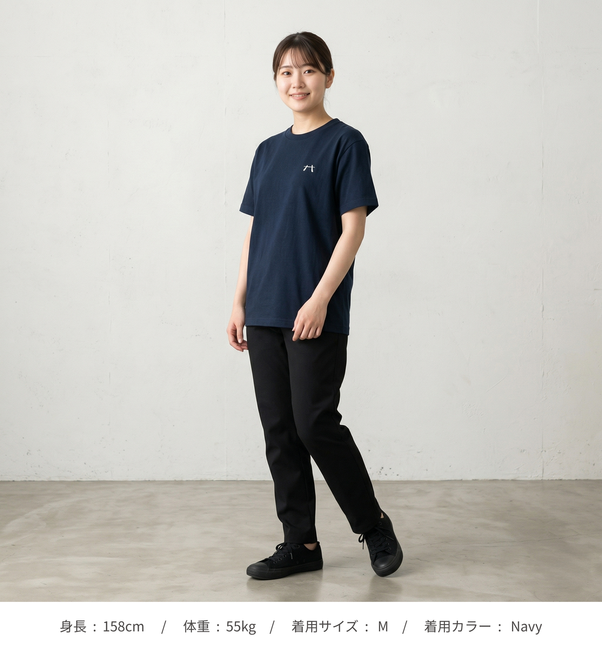 HIRAKU】刺繍ロゴTシャツ（シンプル）（DDSTYLE公式） - DD STYLE