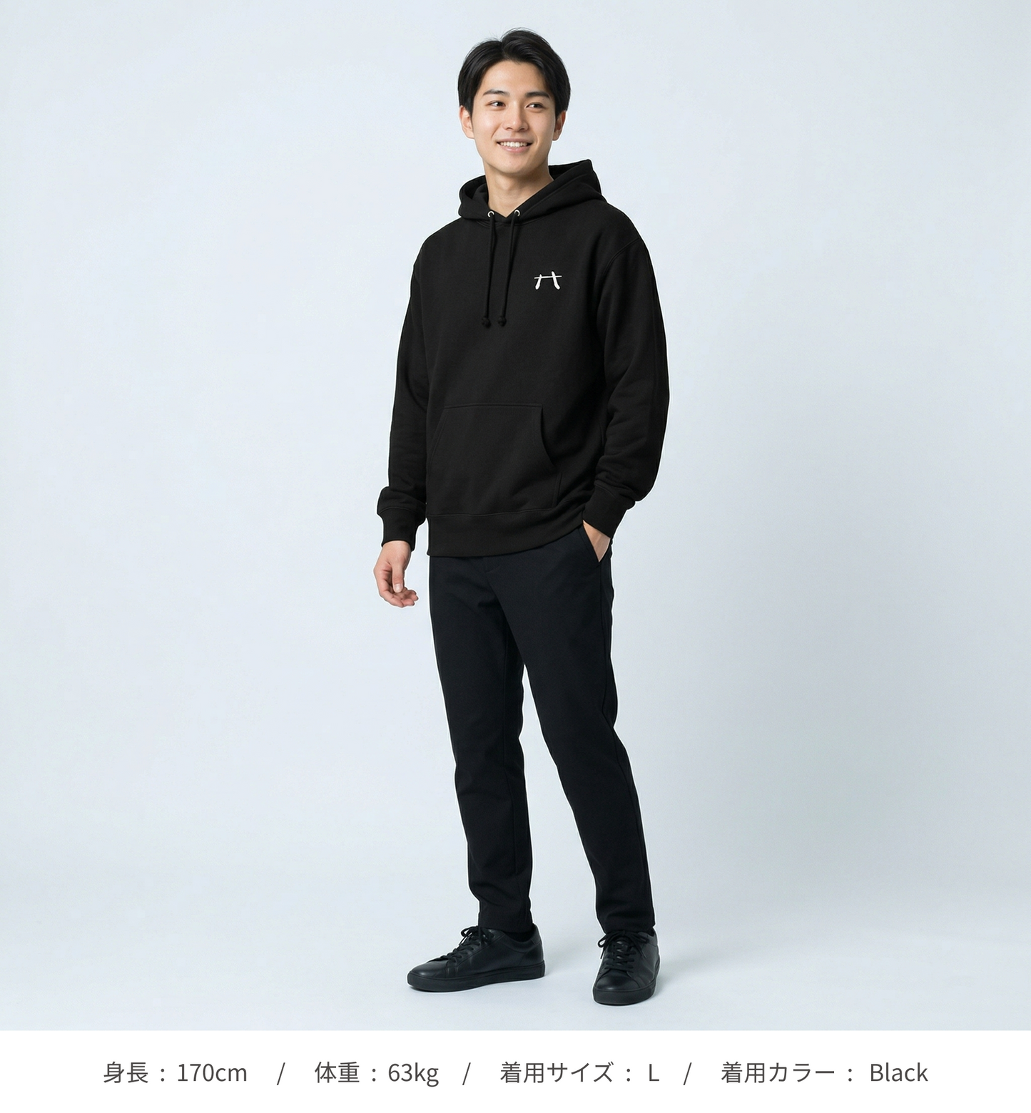 【HIRAKU】刺繍ロゴパーカー（シンプル）（DDSTYLE公式）