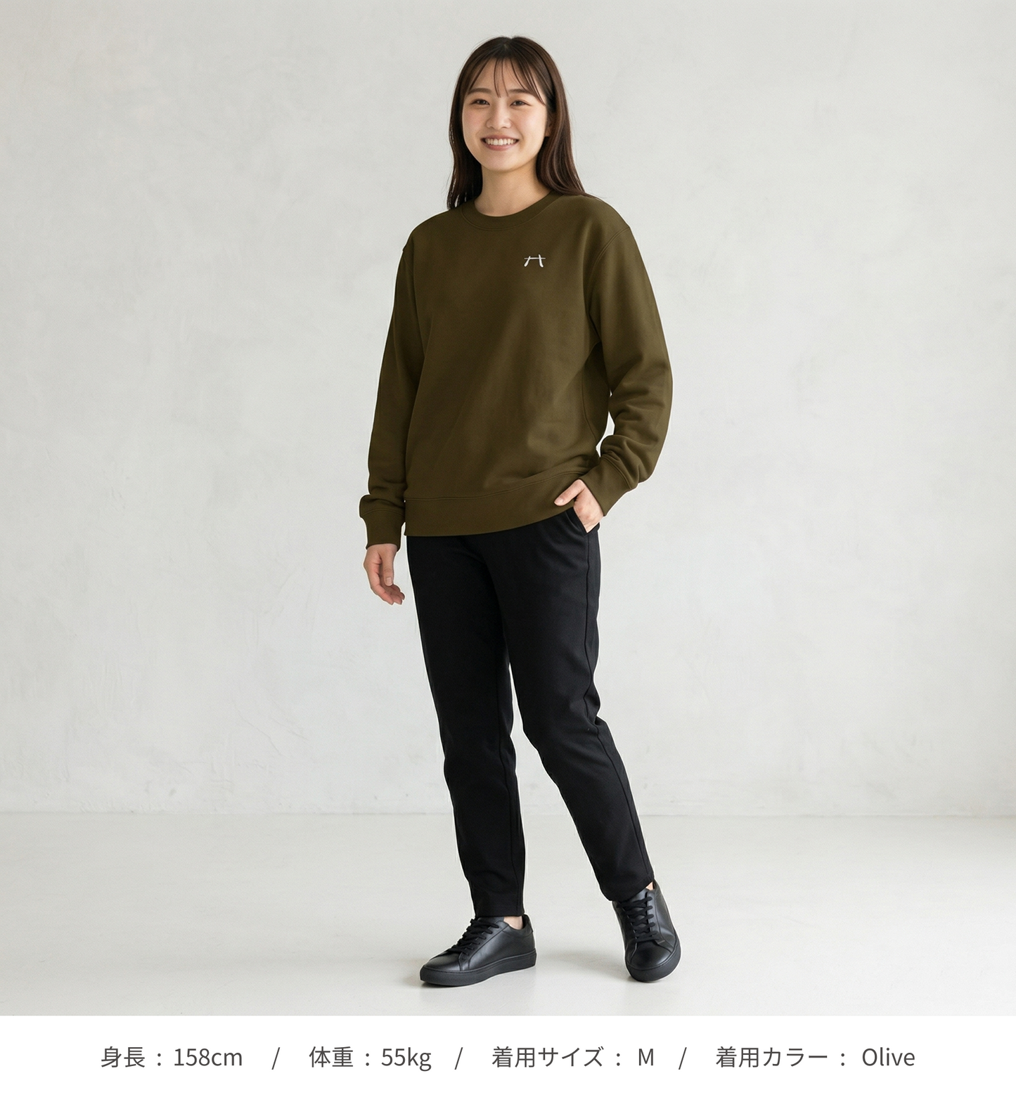 【HIRAKU】刺繍ロゴロゴスウェット（シンプル）（DDSTYLE公式）