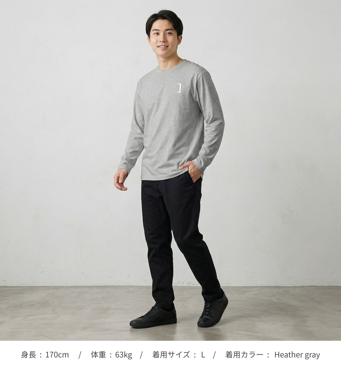 【HIRAKU】刺繍ロゴOPEN THE DOOR長袖カットソー（DDSTYLE公式）