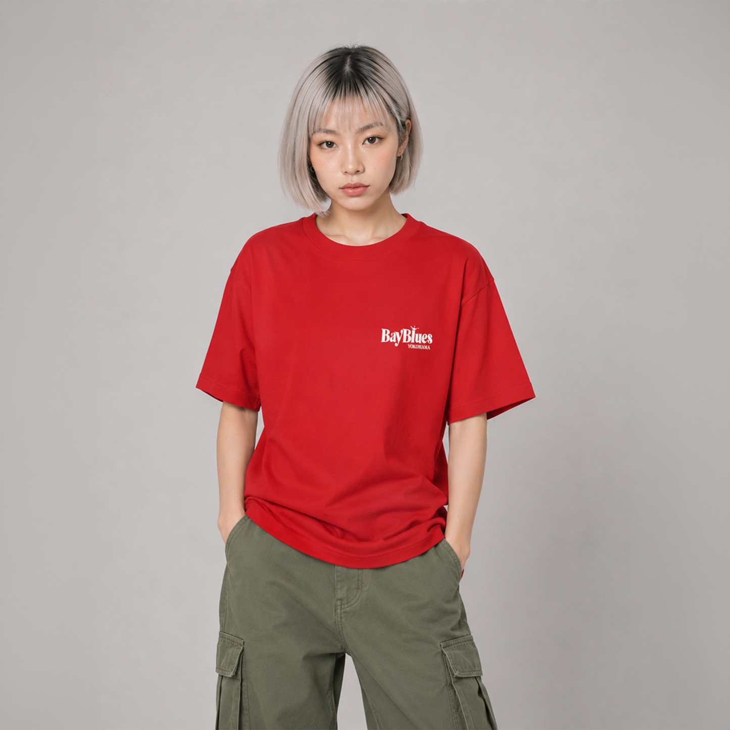 【横浜ベイブルース】いこうぜBB　ユニセックス　半袖Tシャツ（DDSTYLE公式）