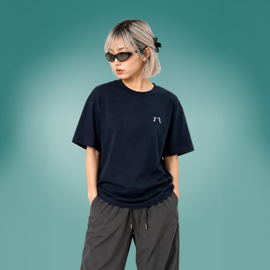 【HIRAKU】刺繍ロゴTシャツ（シンプル）（DDSTYLE公式）