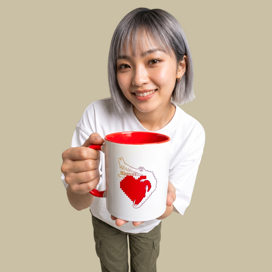 【BReeeN】ハートワニマグカップ