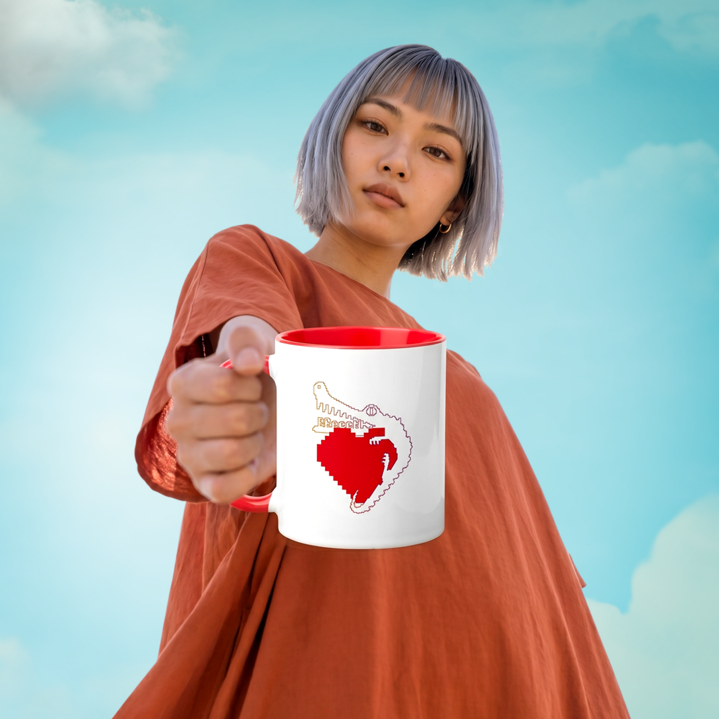 【BReeeN】ハートワニマグカップ