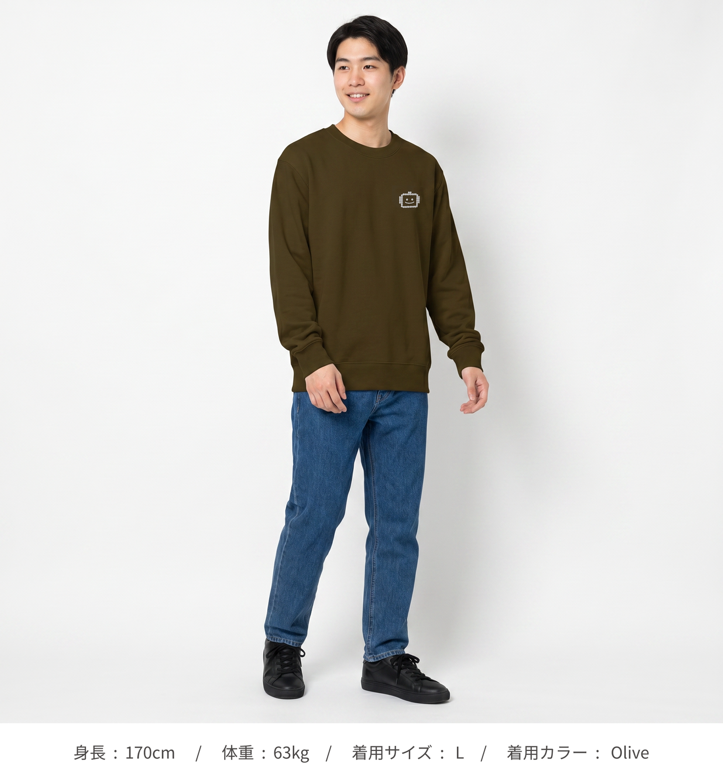 【Dさむらい君】 白刺繍スウェット（DDSTYLE公式）