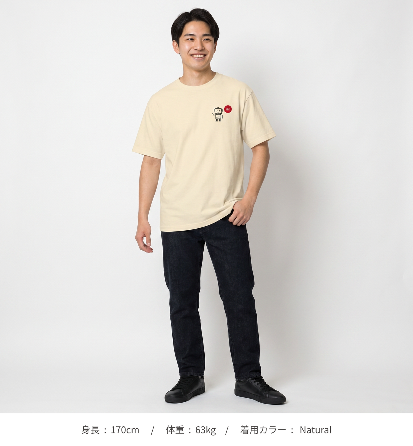 【Dさむらい君】ロゴ ベーシック 半袖Tシャツ（DDSTYLE公式）