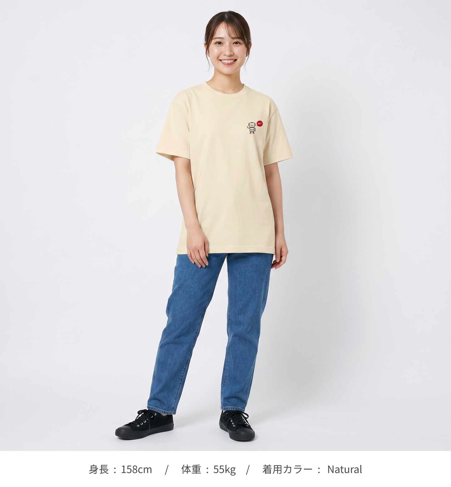 【Dさむらい君】ロゴ ベーシック 半袖Tシャツ（DDSTYLE公式）