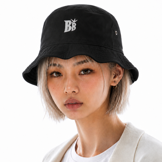【横浜ベイブルース】BB　刺繍ホワイト　ファッションバケットハット（DDSTYLE公式）