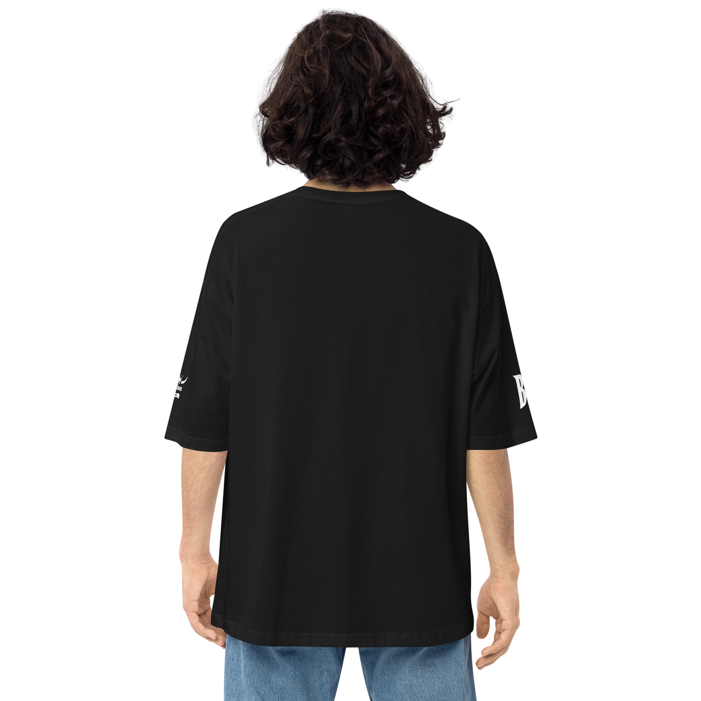 【横浜ベイブルース】ユニフォーム風 ユニセックス ビッグシルエット Tシャツ_白地プリント（DDSTYLE公式）