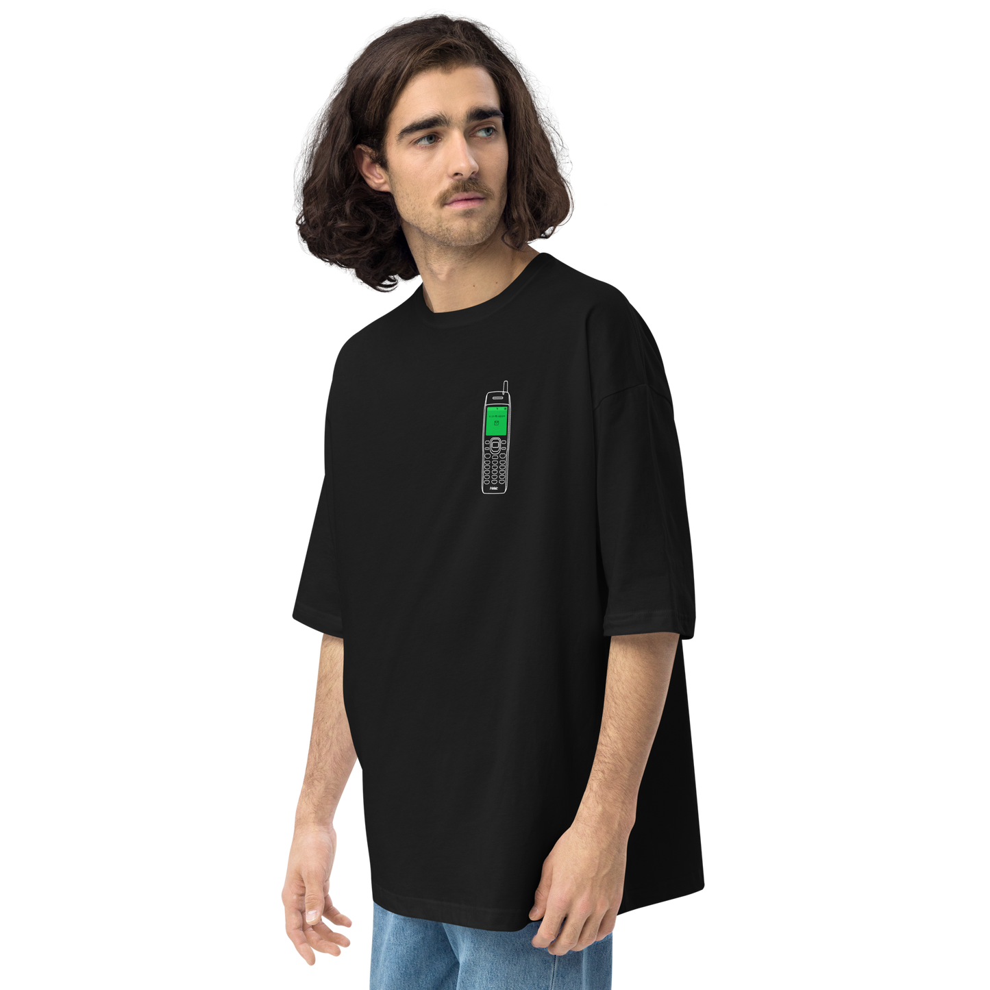 【Heisic】センター問い合わせ ガラケー ビッグシルエットT（実寸サイズ）