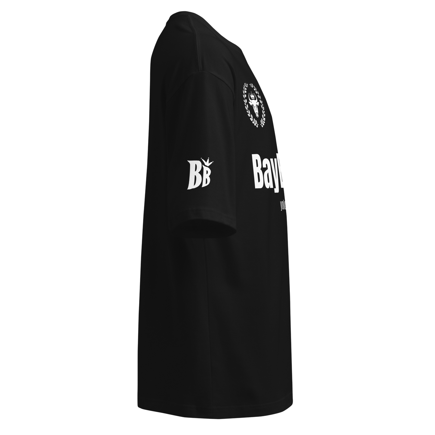 【横浜ベイブルース】ユニフォーム風 ユニセックス ビッグシルエット Tシャツ_白地プリント（DDSTYLE公式）