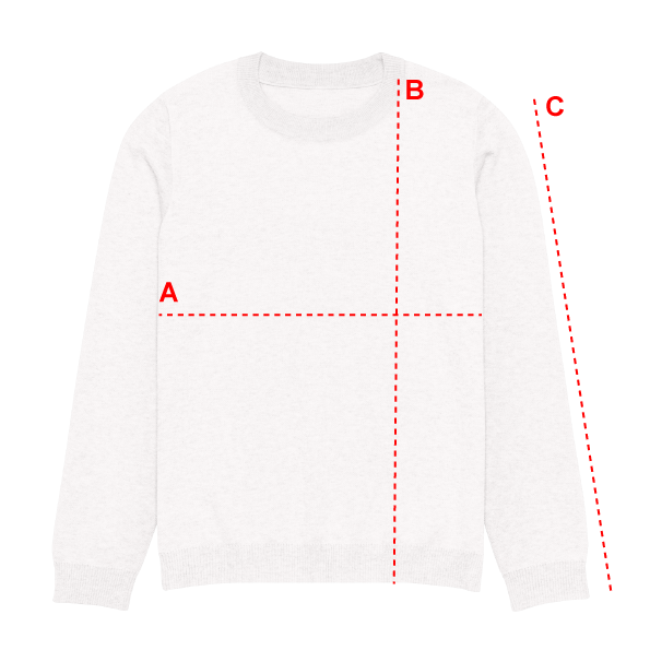 クラシックフィットニットクルーネックセーター