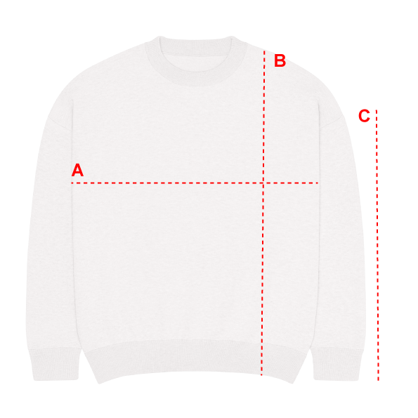 リラックスフィットニットクルーネックセーター