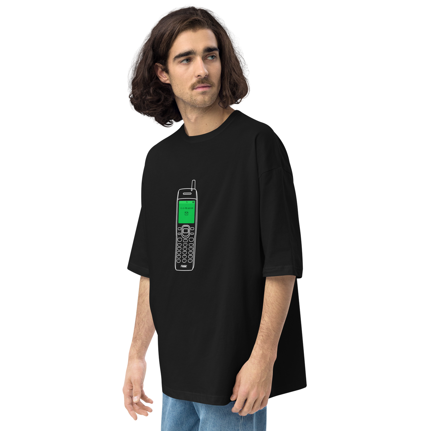 【Heisic】センター問い合わせ ガラケー ビッグシルエットT