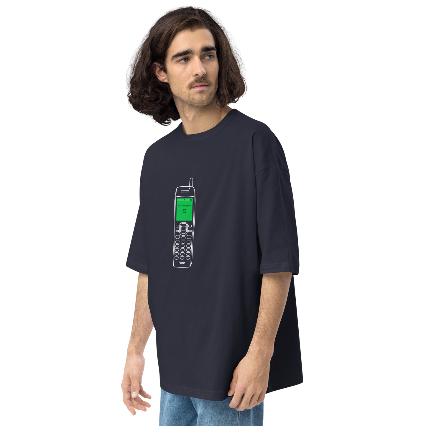 【Heisic】センター問い合わせ ガラケー ビッグシルエットT