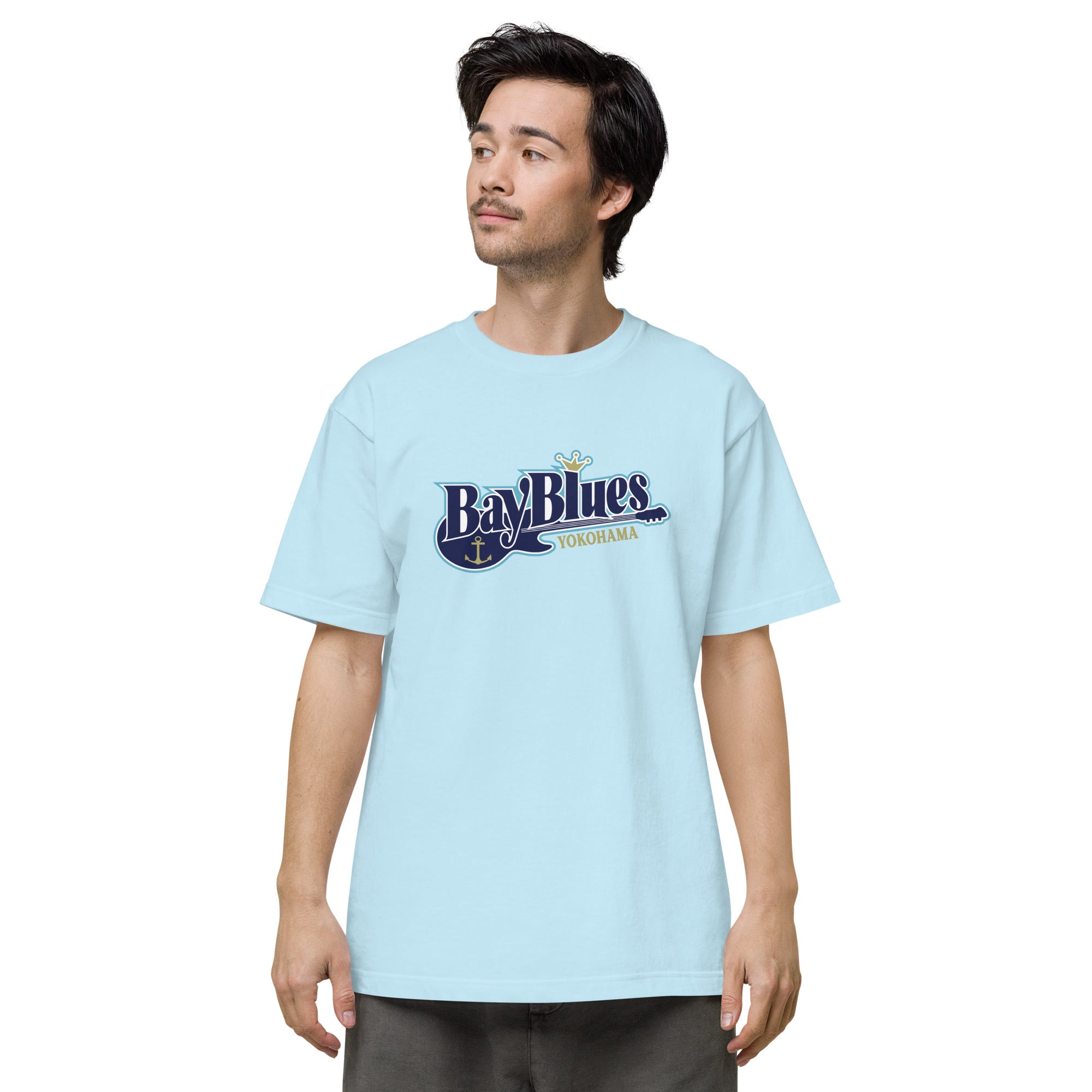 横浜ベイブルース】フロントチームロゴ ユニセックス 半袖Tシャツ