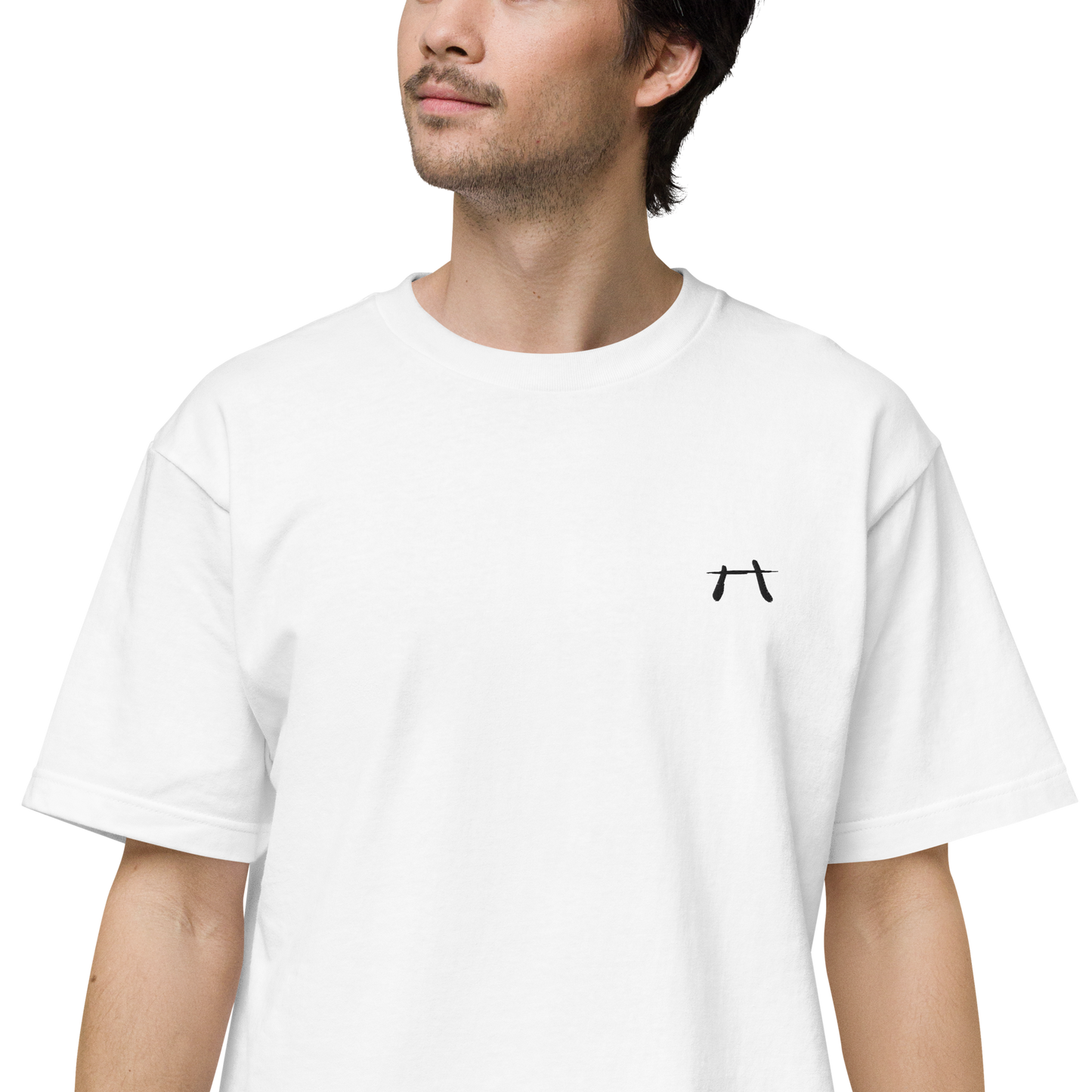 【HIRAKU】刺繍ロゴTシャツ（シンプルホワイト）（DDSTYLE公式）